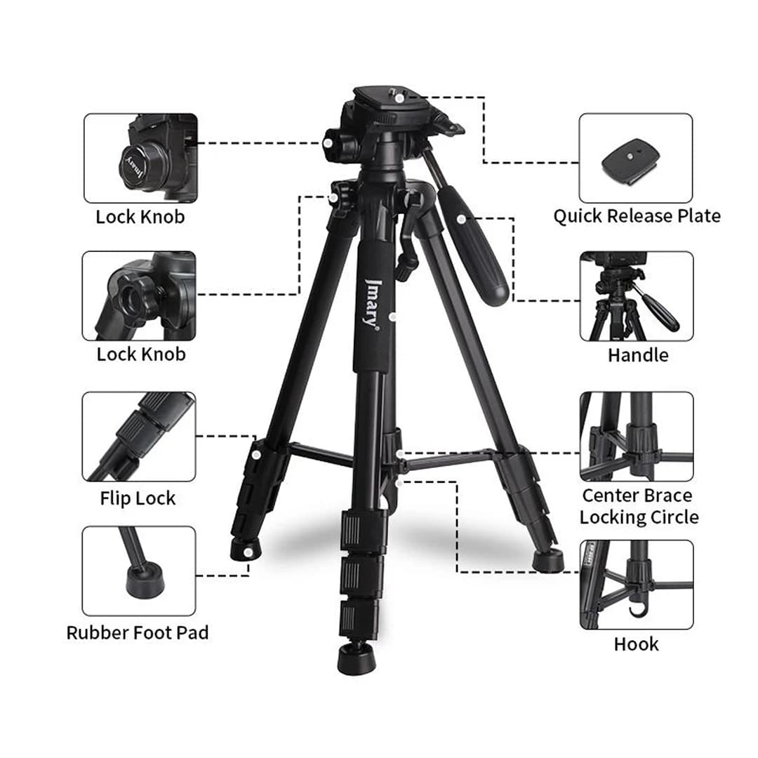 سه پایه دوربین جیماری مدل Jmary KP-2234 — تصویر ۲