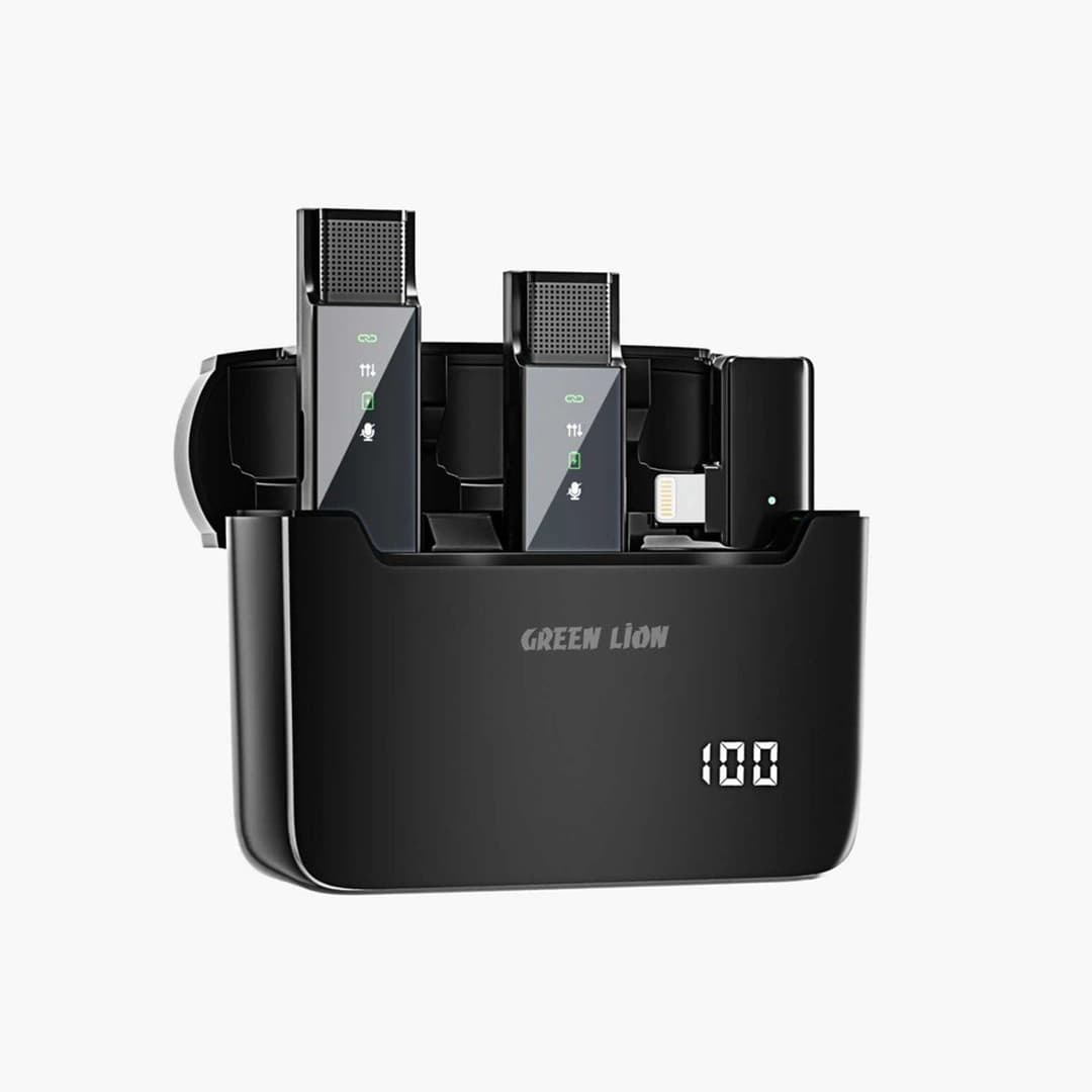 میکروفن بی سیم گرین GREEN 2in1 DIGITAL DISPLAY Type-C