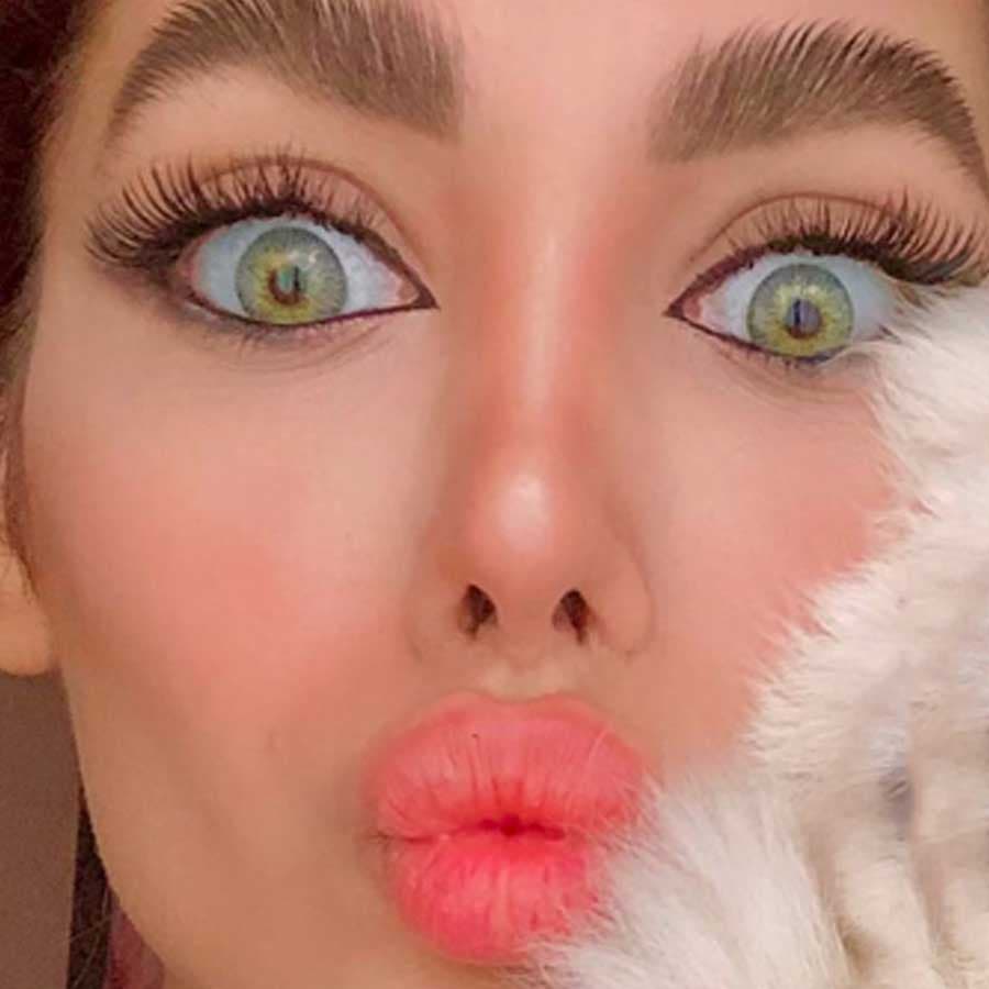 لنز رنگی گلوریا مجیک گری هانی فصلی — تصویر ۷