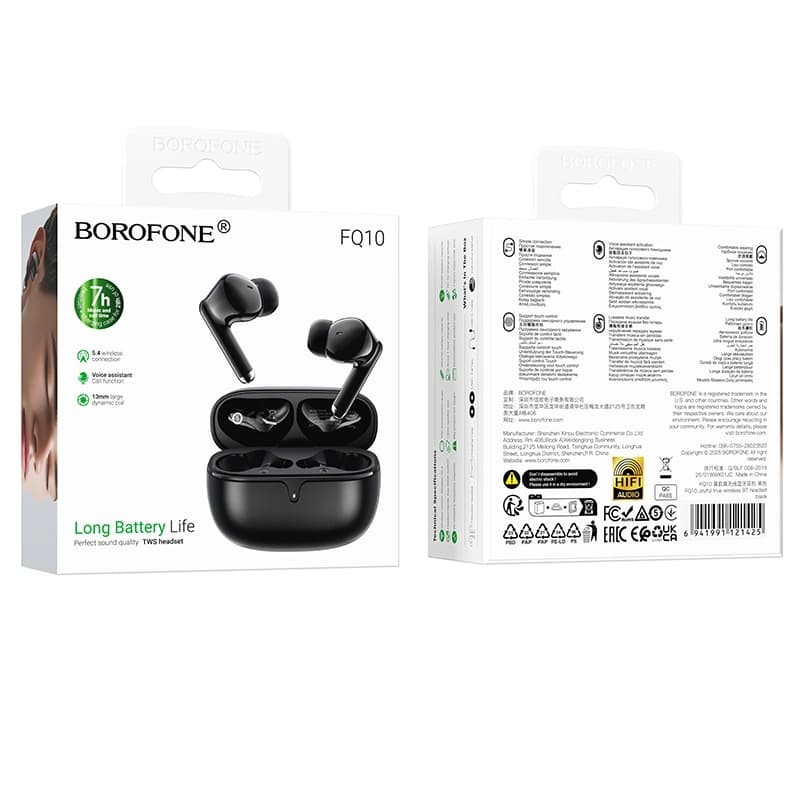 ایرپاد بی‌سیم Borofone Borofone FQ10 TWS — تصویر ۴