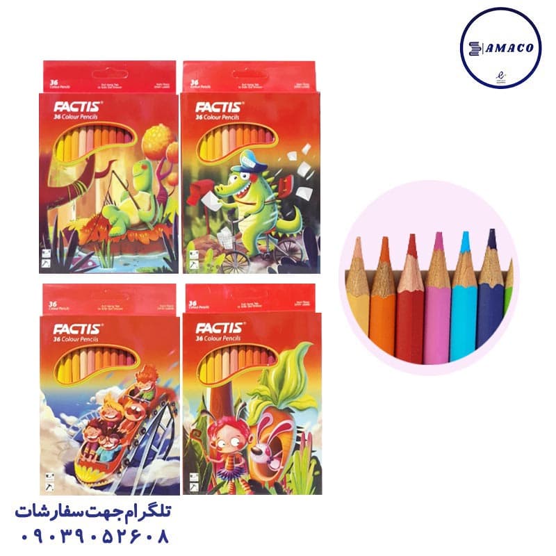 فکتیس – مداد رنگی 36 مقوا (40)