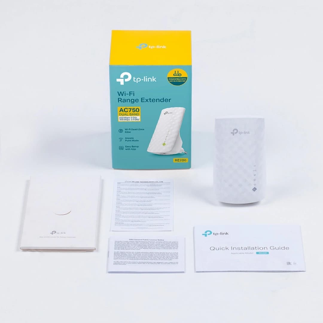 تقویت کننده شبکه بی‌سیم دوباند تی پی لینک TP-Link RE200 — تصویر ۵