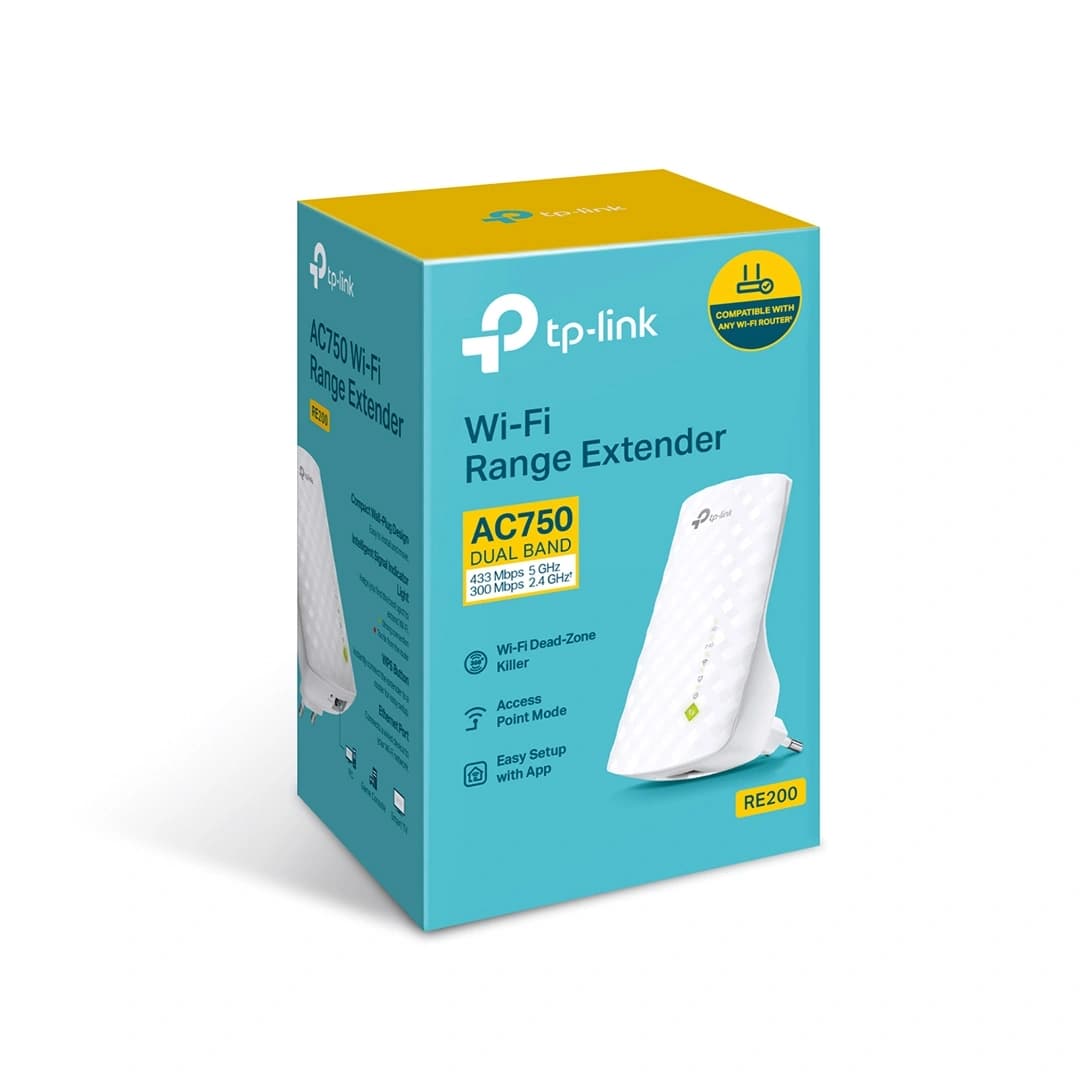 تقویت کننده شبکه بی‌سیم دوباند تی پی لینک TP-Link RE200 — تصویر ۴