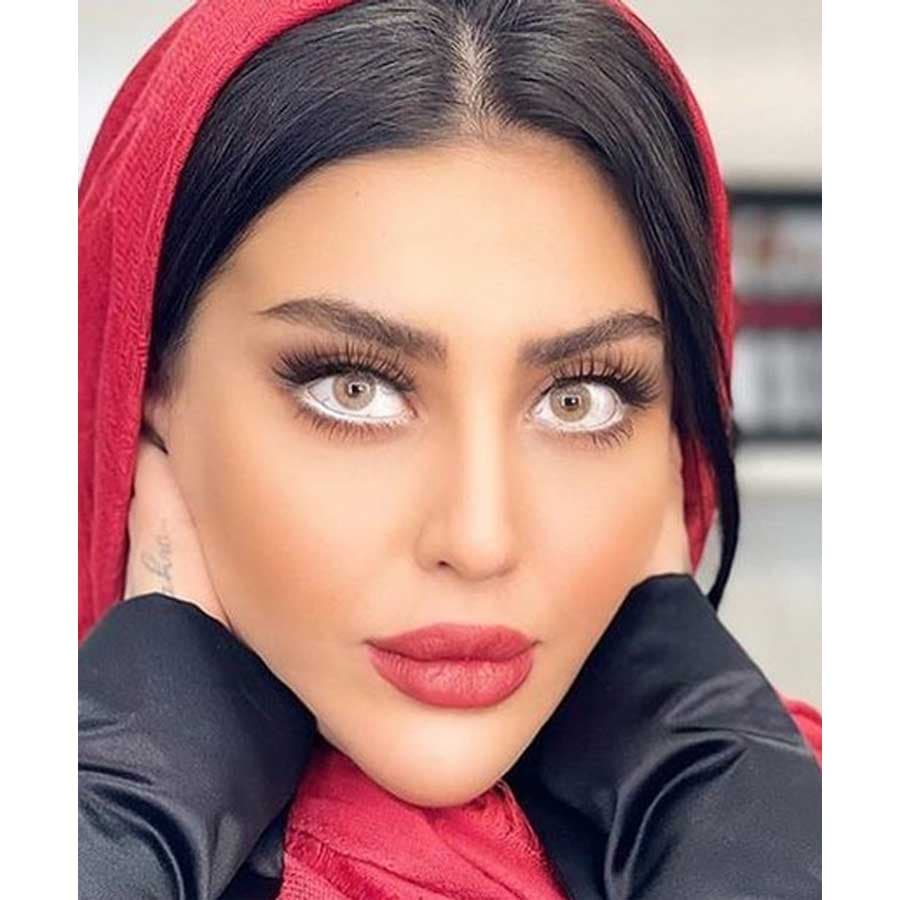 لنز طبی رنگی شیخ هیزل نات فصلی — تصویر ۶