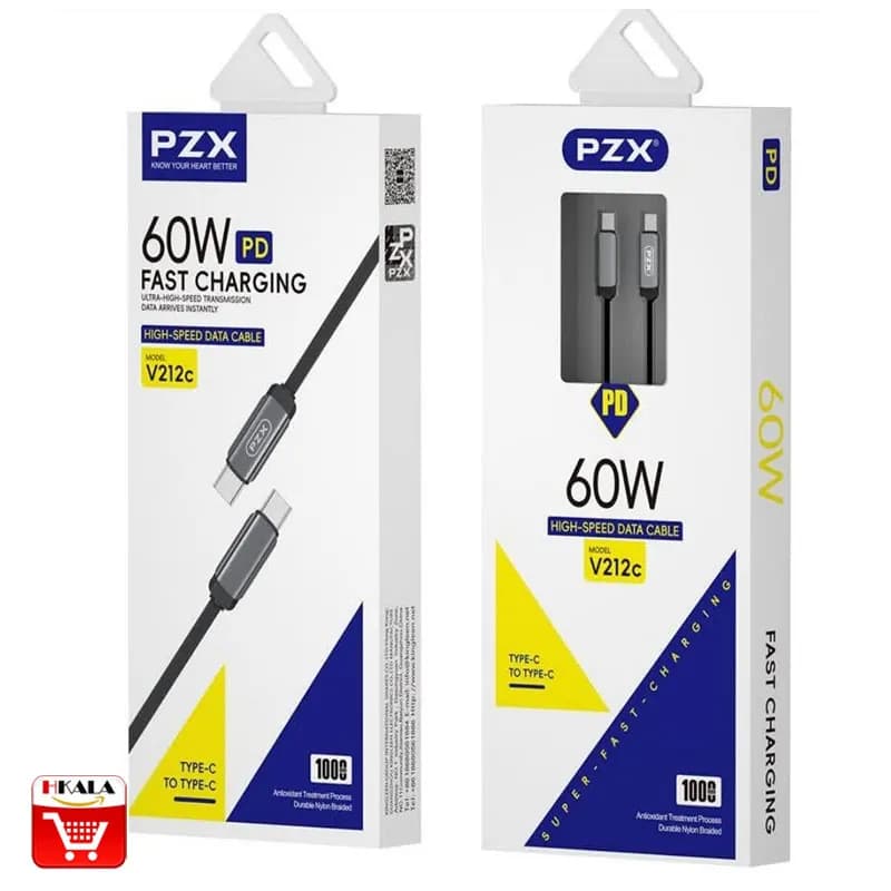 کابل شارژ PZX V212c دوسر TYPE-c — تصویر ۲