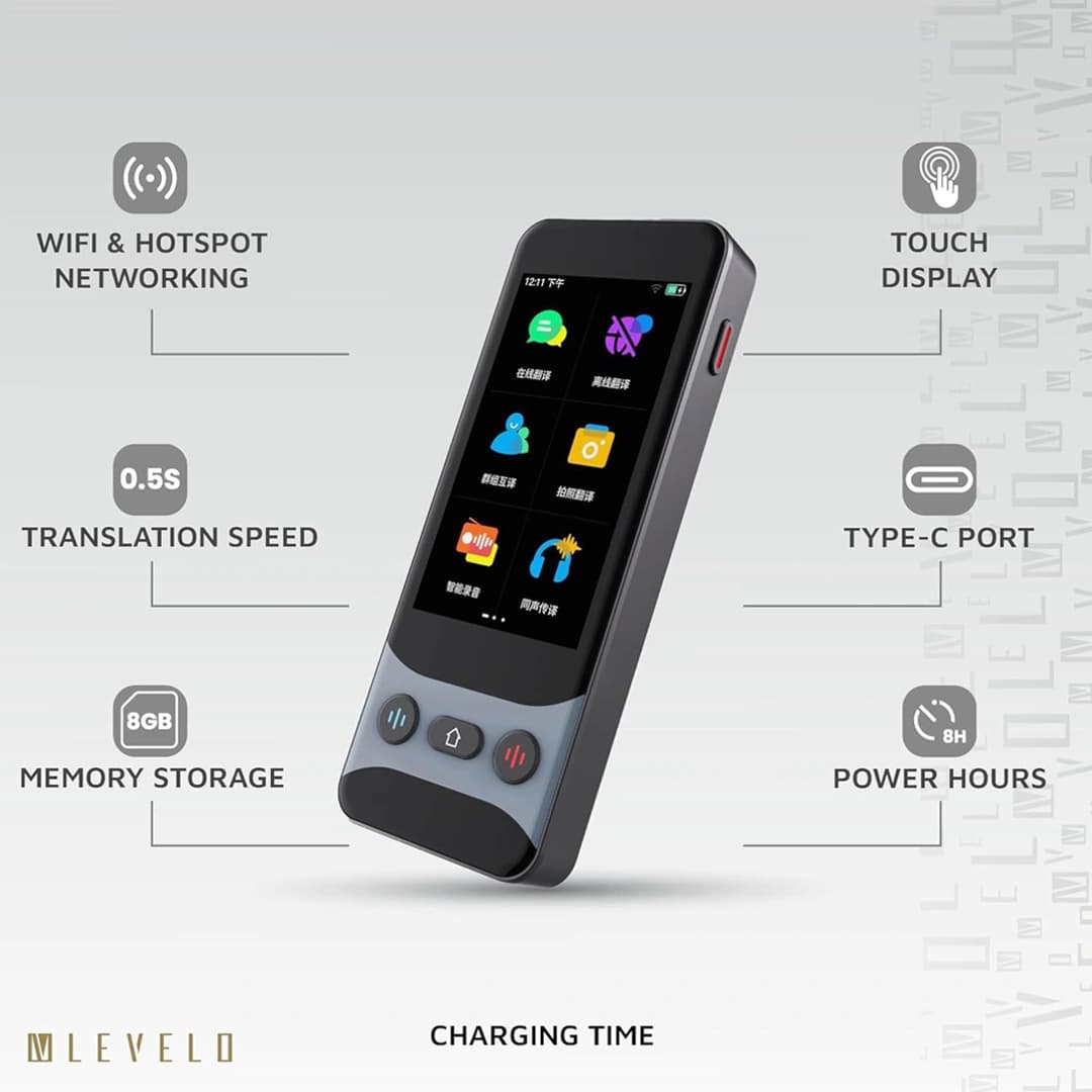 مترجم صوتی همراه آفلاین و آنلاین لِوِلو Levelo FluentLink — تصویر ۳