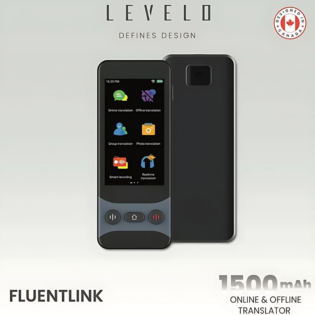 مترجم صوتی همراه آفلاین و آنلاین لِوِلو Levelo FluentLink — تصویر ۵
