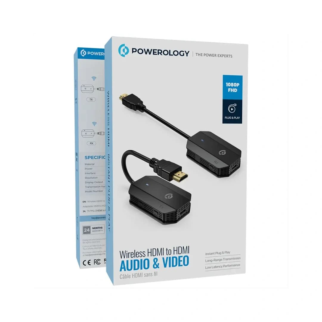 دانگل انتقال تصویر بی سیم HDMI پاورولوژی PHDMRABK — تصویر ۲