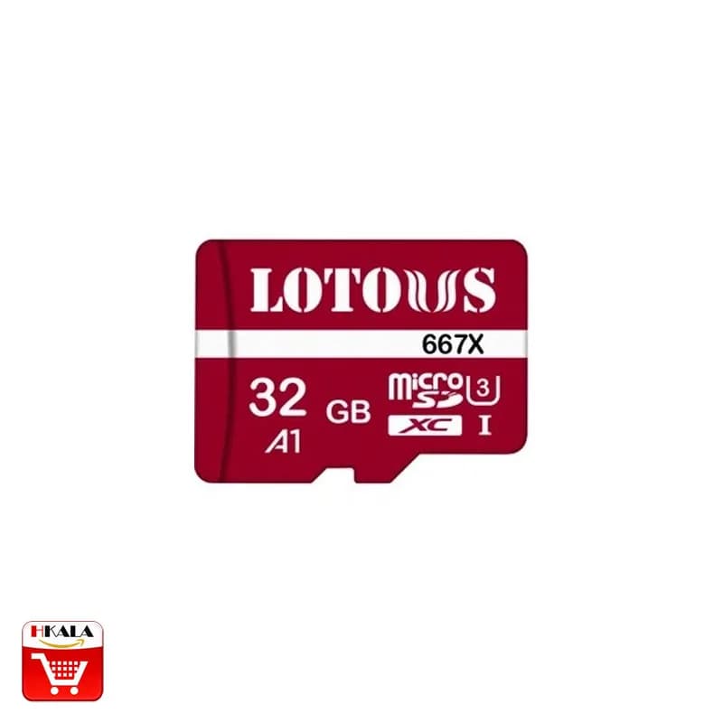 رم میکرو 32G لوتوس مدل UHS-I U3 A1 667X
