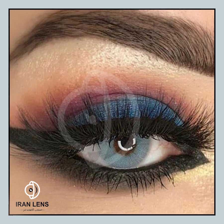 لنز رنگی بلو آیز سالانه کد Rose1022 — تصویر ۲
