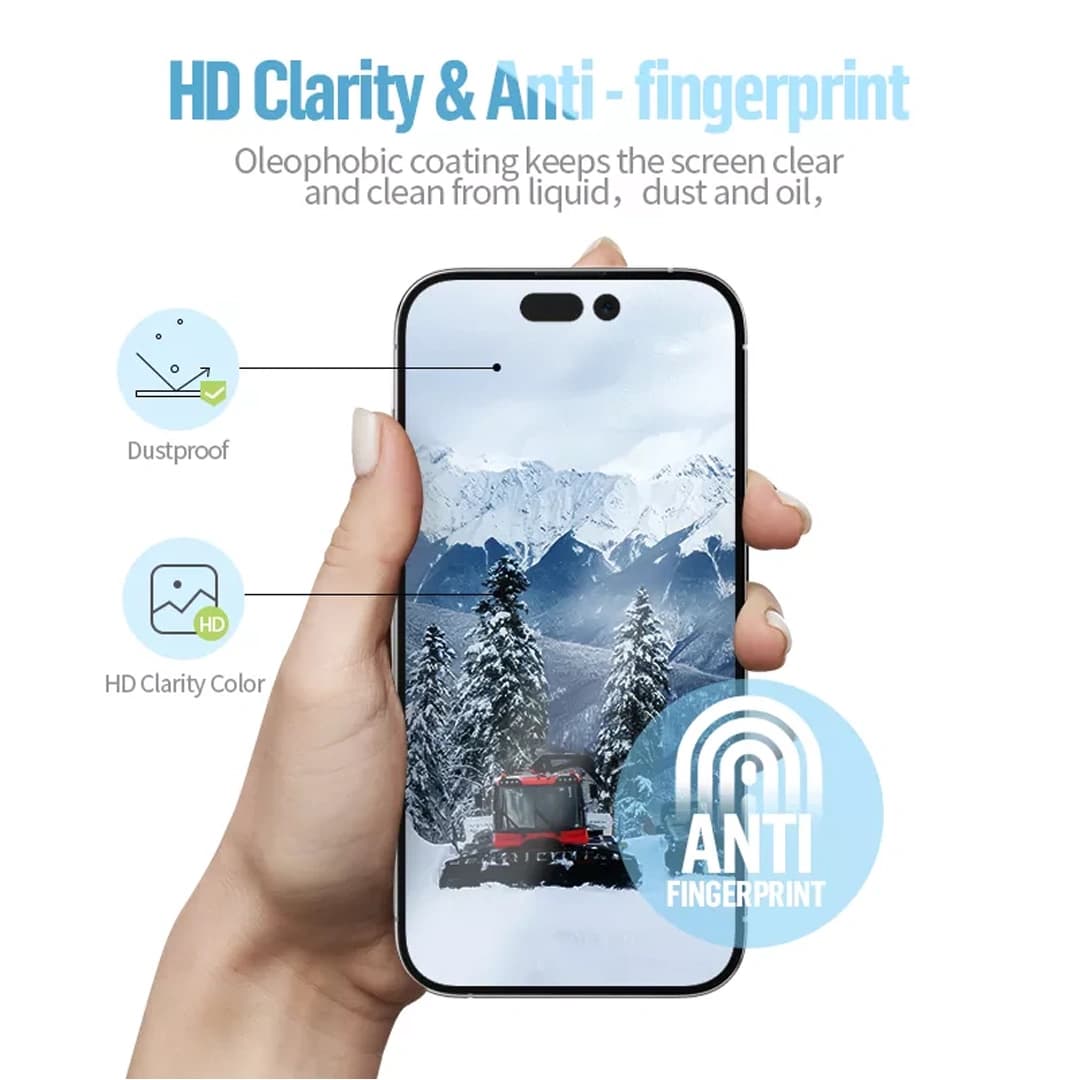 محافظ صفحه نمایش مخفی Blueo HD 3D Privacy iPhone 17 Pro Max — تصویر ۸