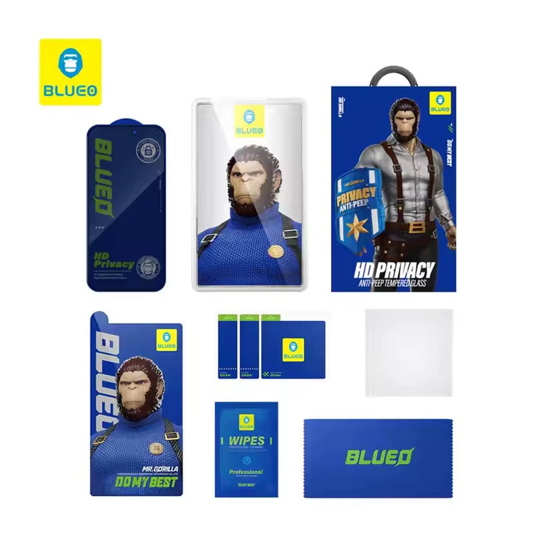 محافظ صفحه نمایش مخفی Blueo HD 3D Privacy iPhone 17 Pro Max — تصویر ۳