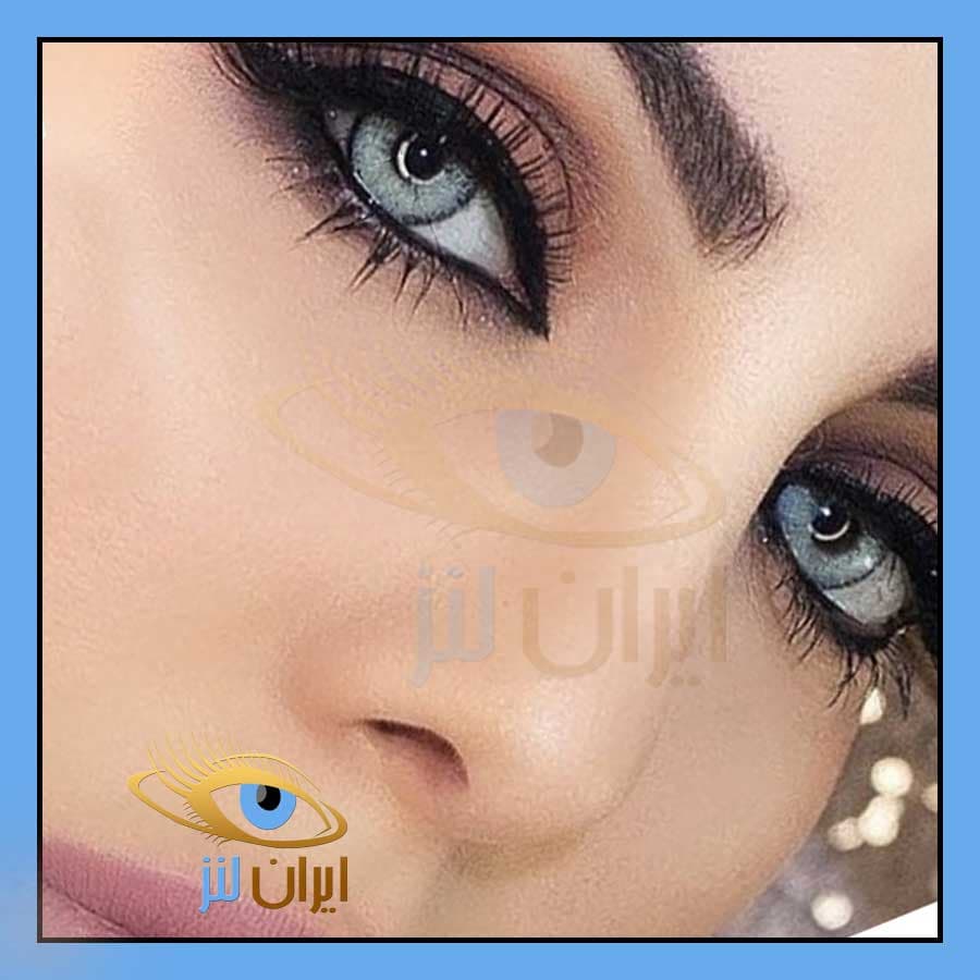 لنز رنگی رمانتیک گرین سالانه کد I3009 — تصویر ۲
