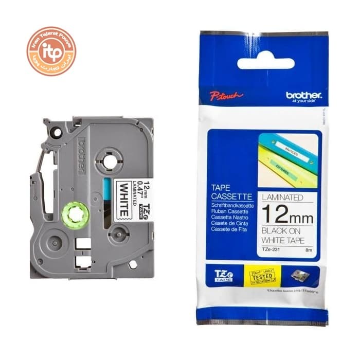 برچسب پرینتر لیبل زن برادر مدل TZC-231