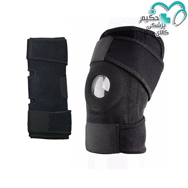 زانوبند طبی مدل آتل دار کد YC-733 — تصویر ۴