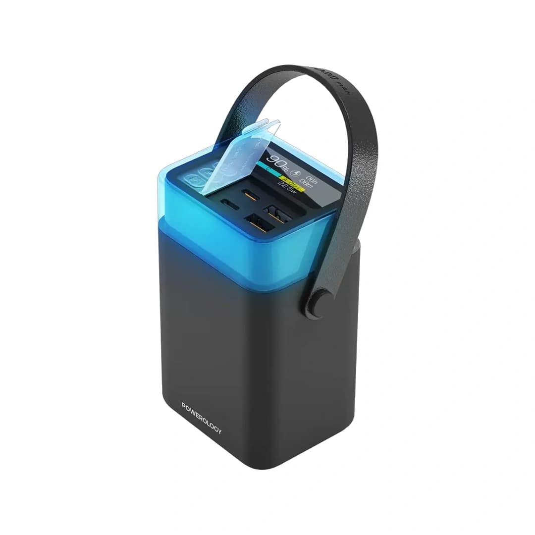 پاوربانک پاورولوژی 40000 ظرفیتی مدل Halo Beam