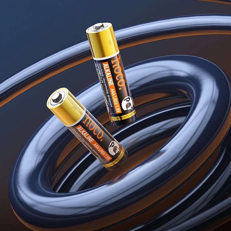 باتری نیم قلمی مدل DLR02 AAA LR03 برند هوکو(2PCS) — تصویر ۴