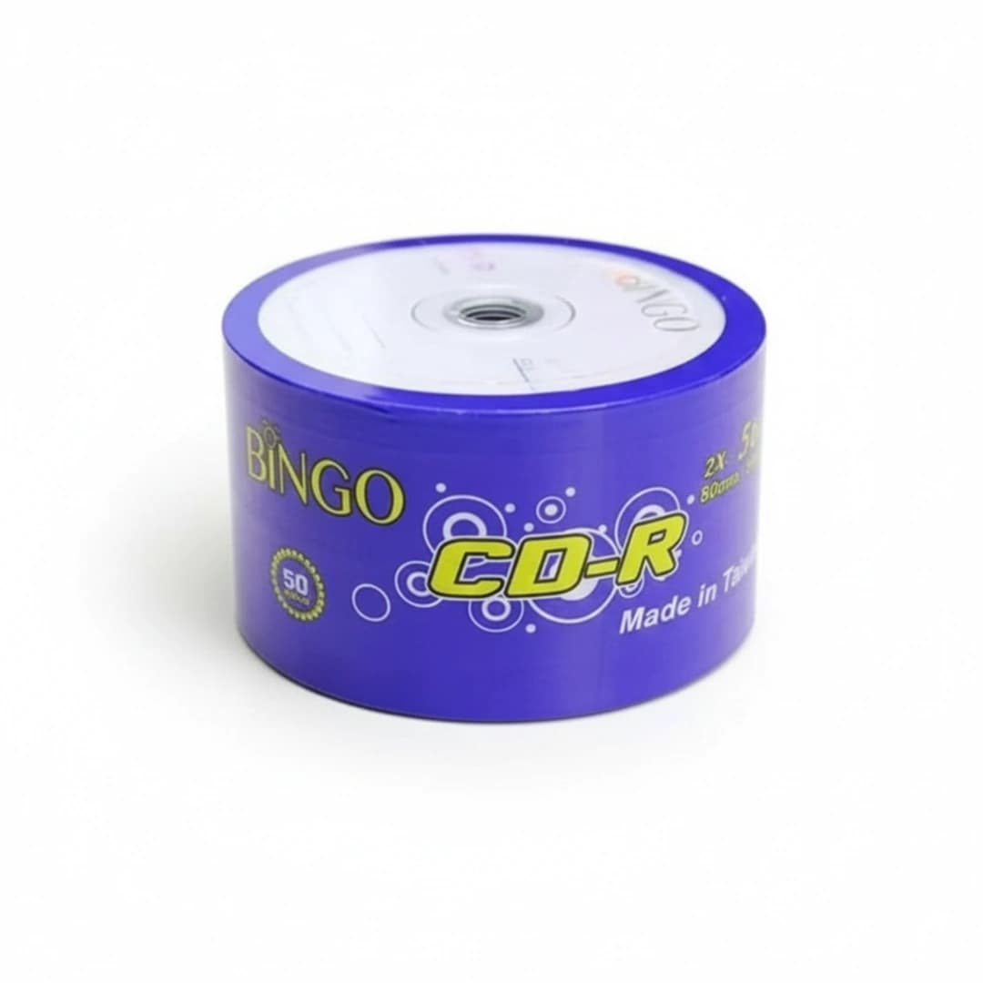 سی دی خام بینگو بسته 50 عددی (عمده و تک) – CD-R Bingo