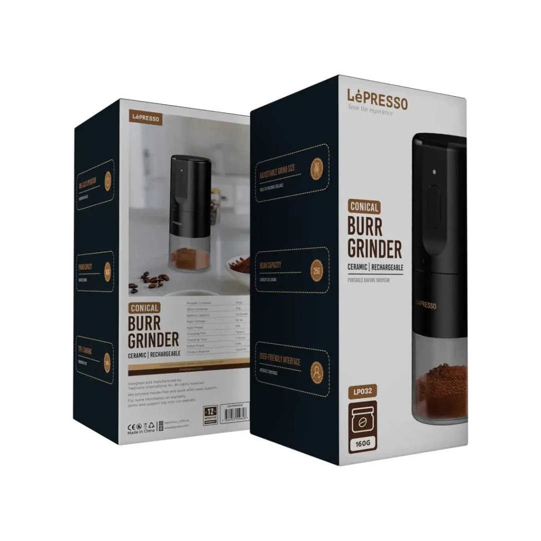 آسیاب قهوه شارژی لپرسو LePresso Portable Coffee Grinder LPCFFM0032 — تصویر ۲
