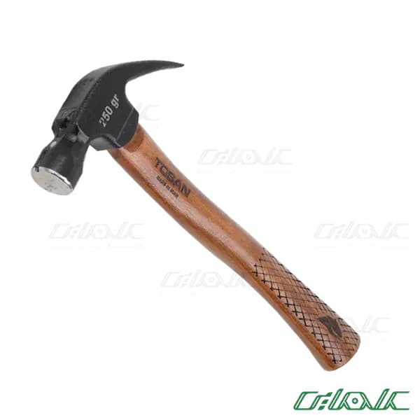 چکش دوشاخه 250 گرمی توسن مدل 251TCH (میخ کش)