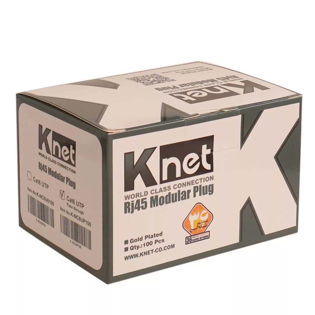 کانکتور Cat6 UTP Pass Through کی نت K-N108 — تصویر ۴