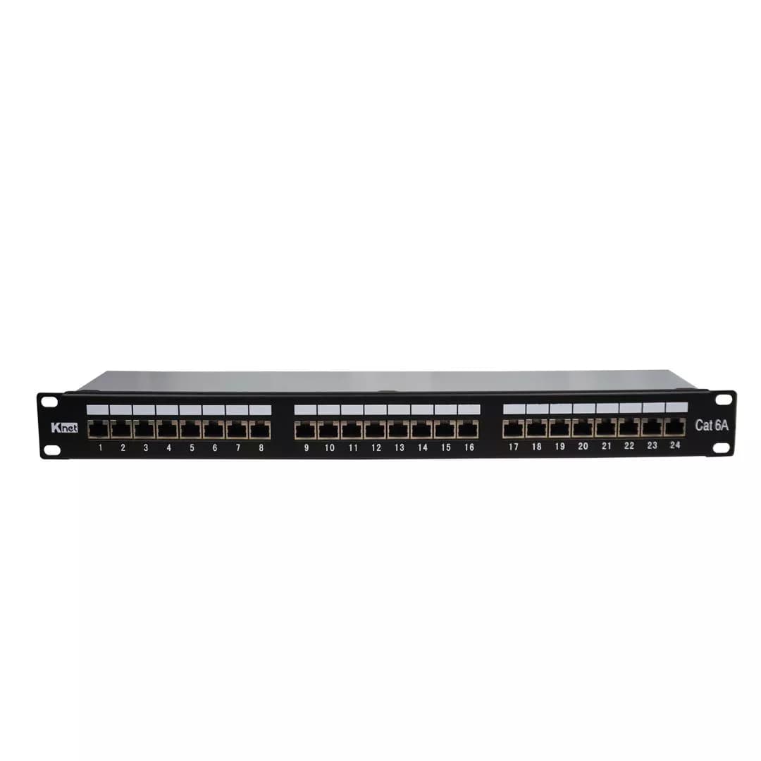 پچ پنل 24 پورت Cat6A STP کی نت K-N1122 — تصویر ۴