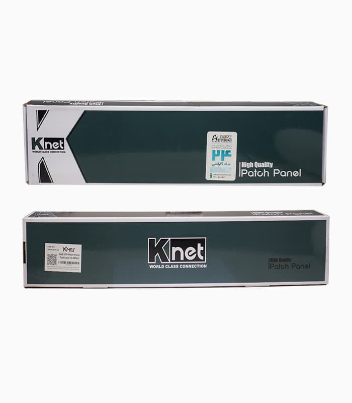 پچ پنل 24 پورت Cat6 UTP کی نت K-N1063 — تصویر ۳