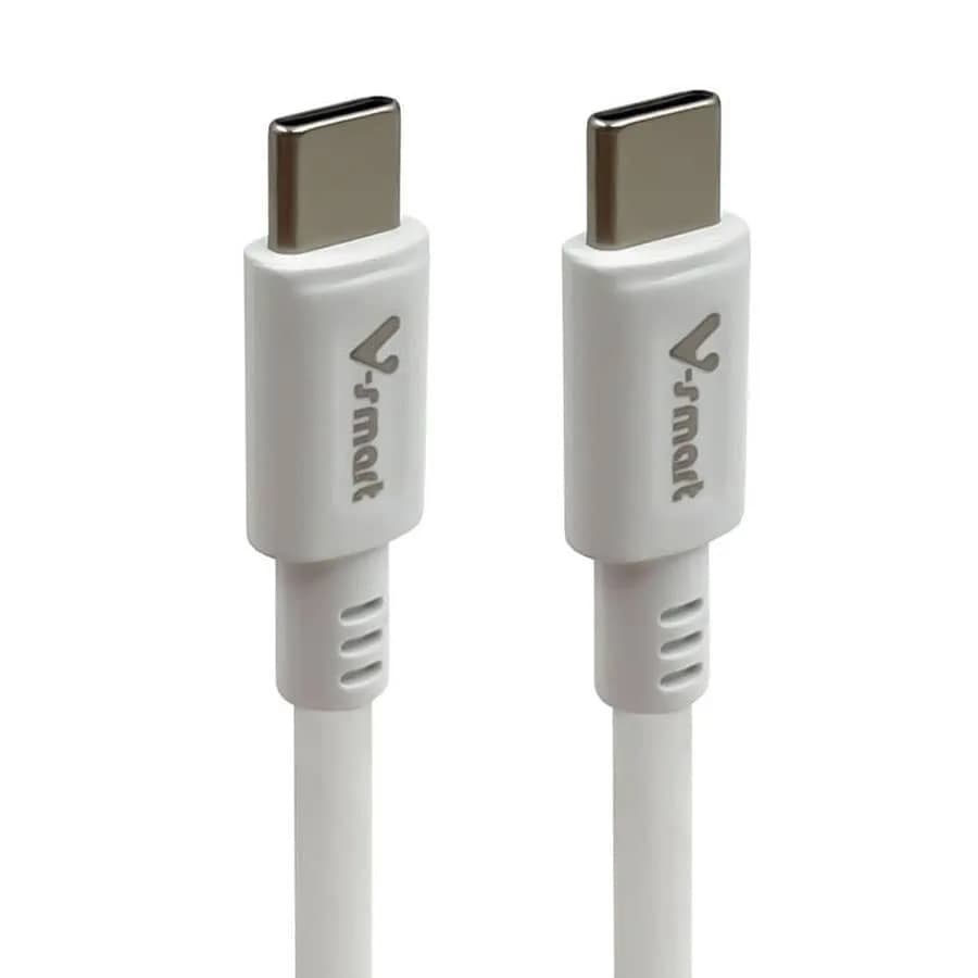 کابل تبدیل USB-C به USB-C وی اسمارت مدل VS-61 طول 1 متر — تصویر ۲