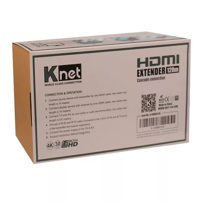 اکستندر HDMI تا 120 متر کی نت K-E8120 — تصویر ۷