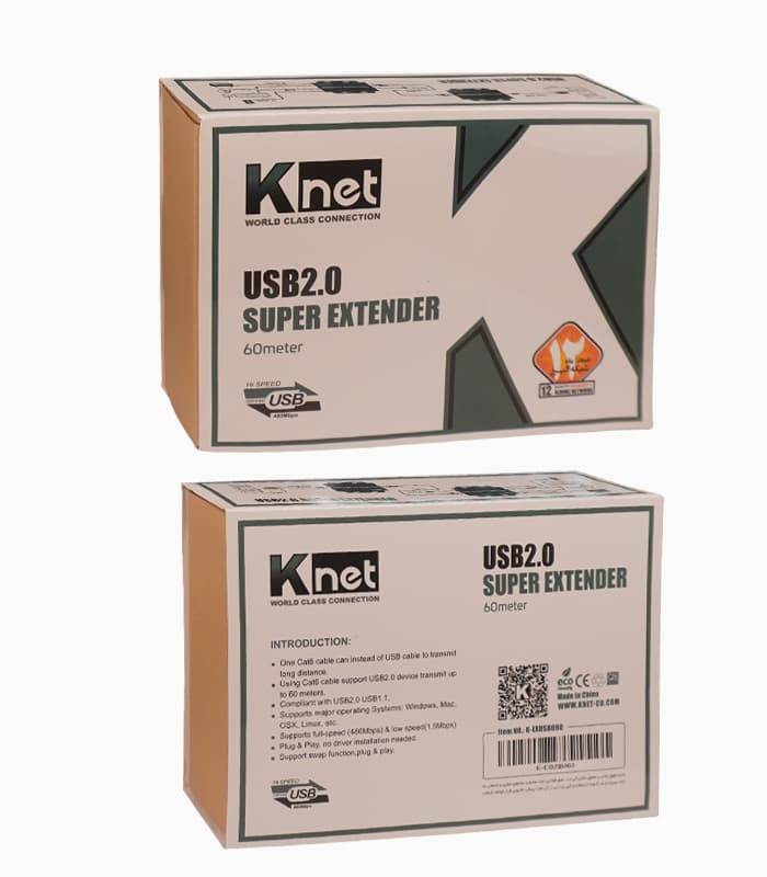 افزایش طول USB کی نت 60 متری K-E360 — تصویر ۳