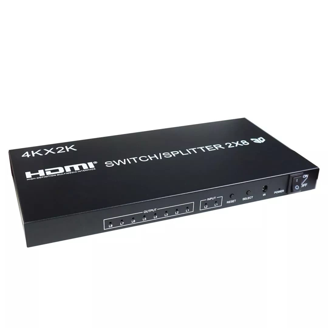 سوییچ اسپلیتر 2 در 8 HDMI کی نت K-SS28 — تصویر ۴
