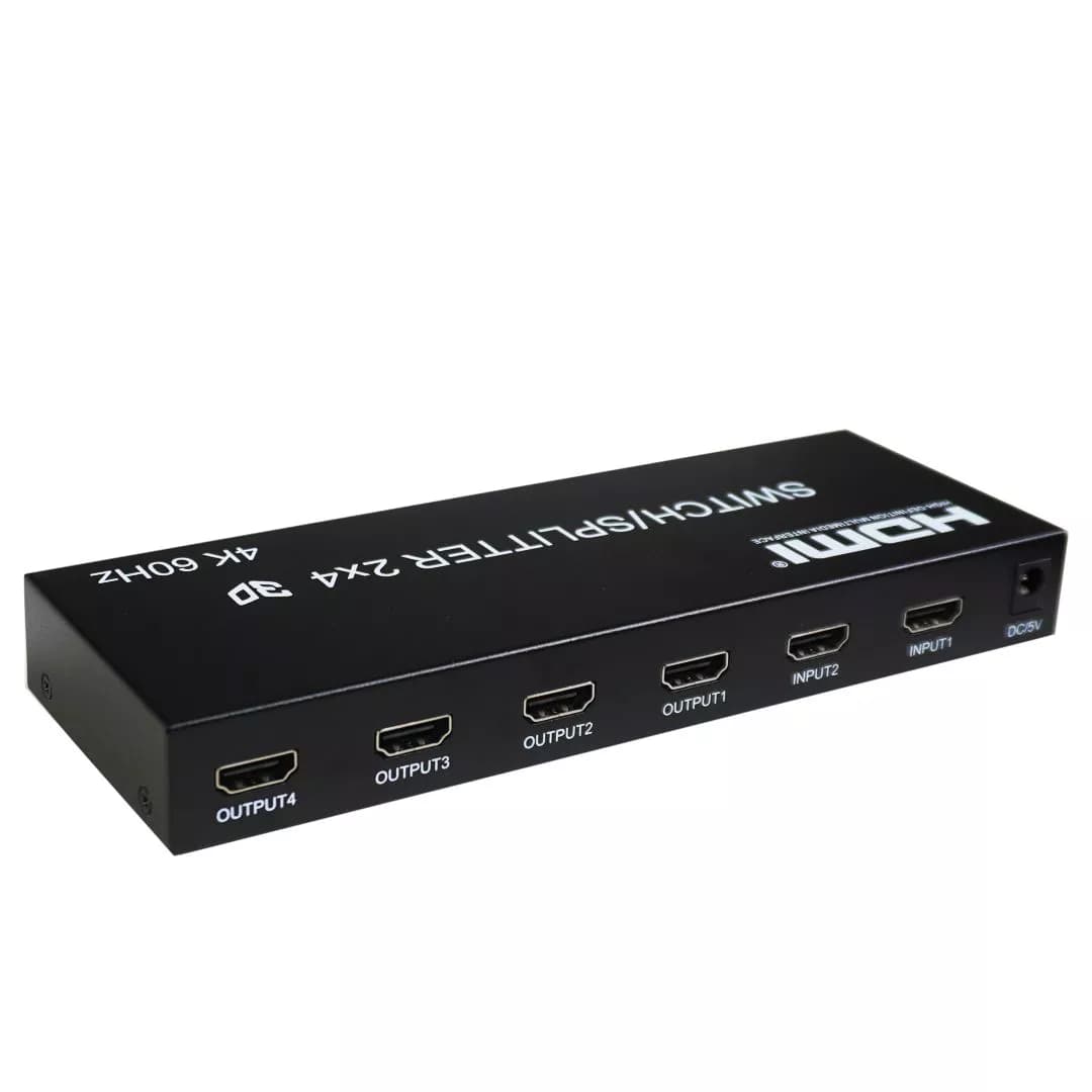 سوییچ اسپلیتر 2 در 4 HDMI کی نت K-SS24 — تصویر ۷