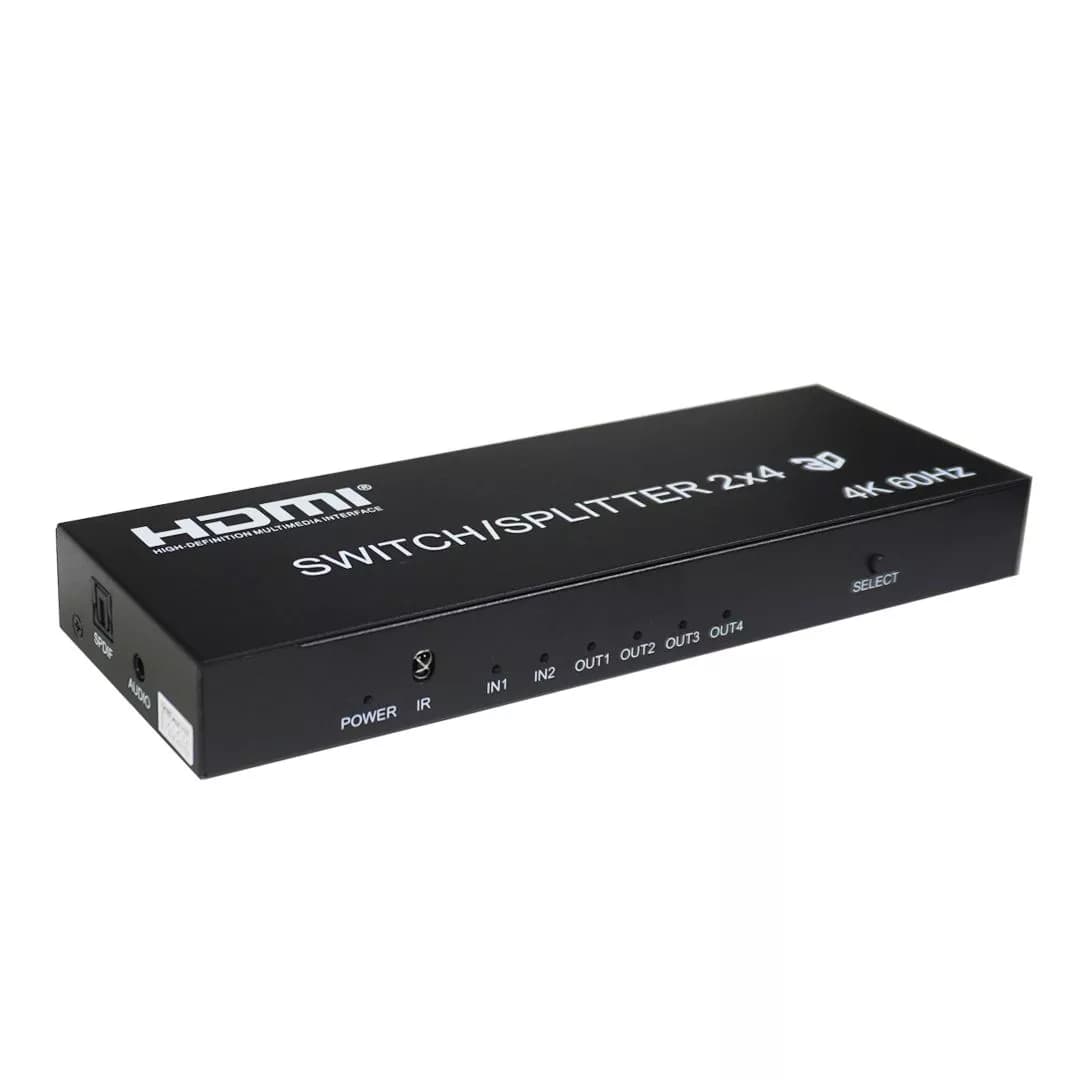 سوییچ اسپلیتر 2 در 4 HDMI کی نت K-SS24 — تصویر ۴