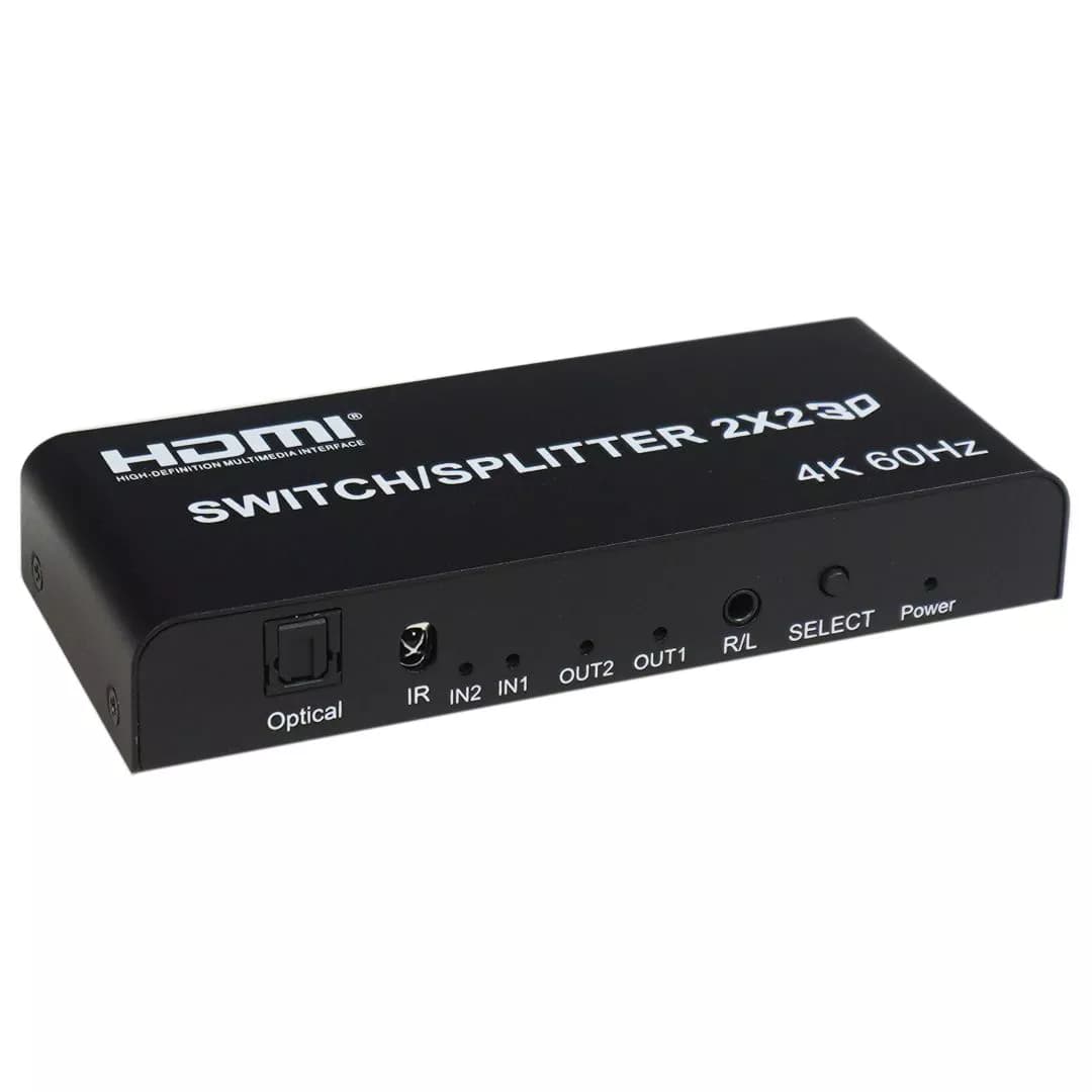 سوییچ اسپلیتر 2 در 2 HDMI کی نت K-SS22 — تصویر ۴