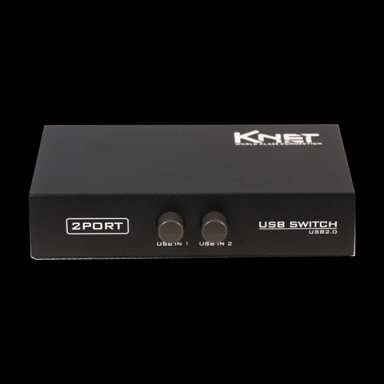 سوئیچ ۲ پورت USB دستی کی نت Knet K-S312 — تصویر ۲