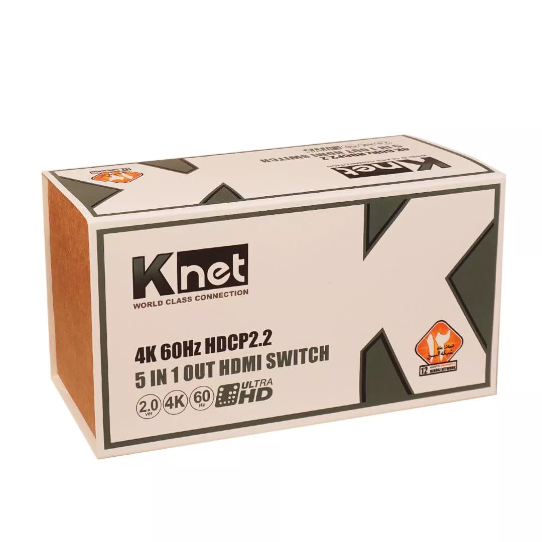 سوییچ 5 پورت HDMI کی نت K-S725 — تصویر ۳