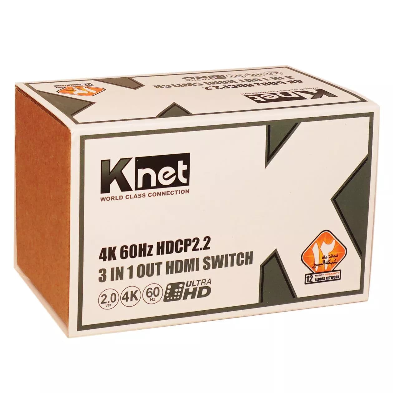 سوییچ 3 پورت HDMI کی نت K-S723 — تصویر ۳