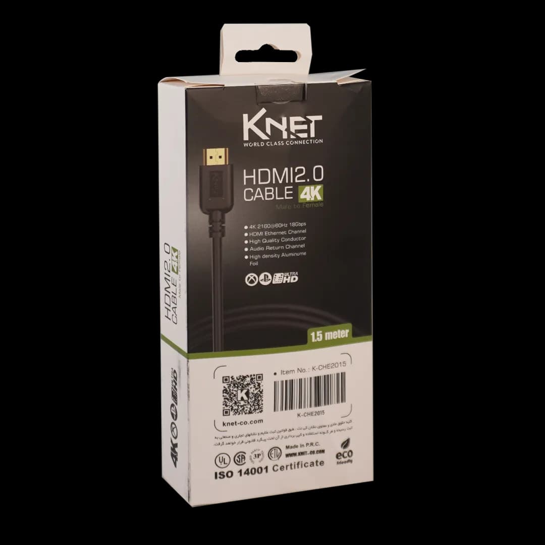 کابل افزایش طول 2.0 HDMI کی نت K-C216 — تصویر ۴