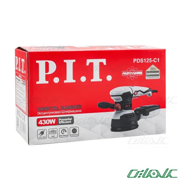 سنباده لرزان اوربیتال ۴۳۰ وات پی آی تی مدل PDS125-C1 — تصویر ۴