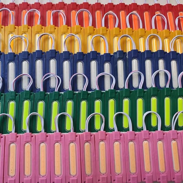 ال ای دی بلوکی COB کپسولی قرمز 12 ولت بسته 10 عددی — تصویر ۲