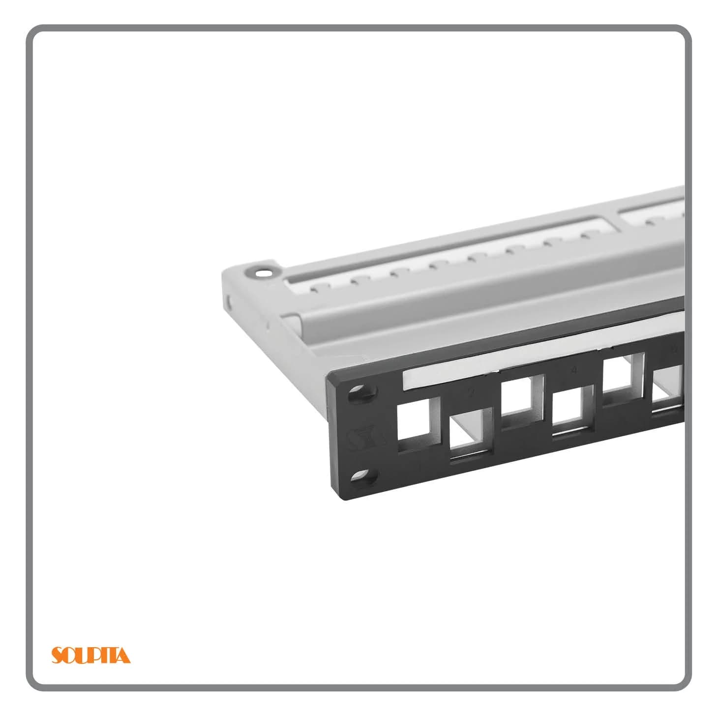 Patch Panel Unloaded 24 Port سوپیتا — تصویر ۲