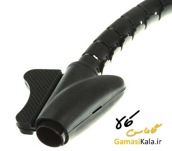 نظم دهنده سیم و کابل سیم زیپ 2 متری با قطر 16 مشکی — تصویر ۵
