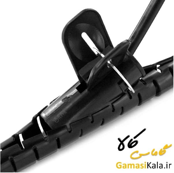 نظم دهنده سیم و کابل سیم زیپ 2 متری با قطر 16 مشکی — تصویر ۶