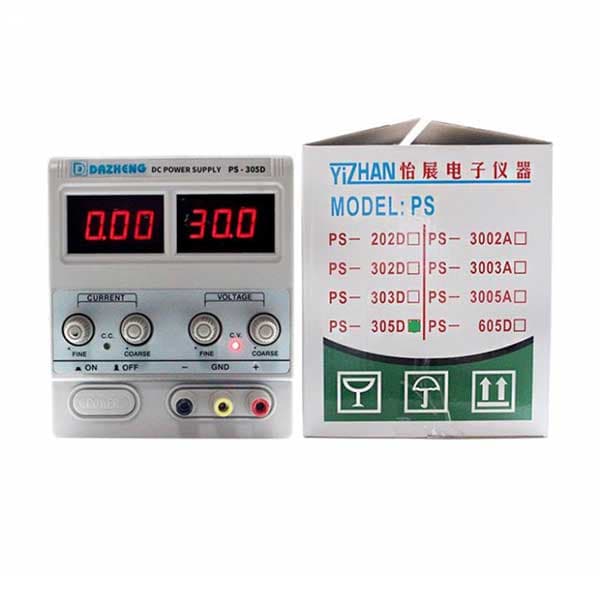 منبع تغذیه 30 ولت 5 آمپر داژنگ DAZHENG PS-305D — تصویر ۳