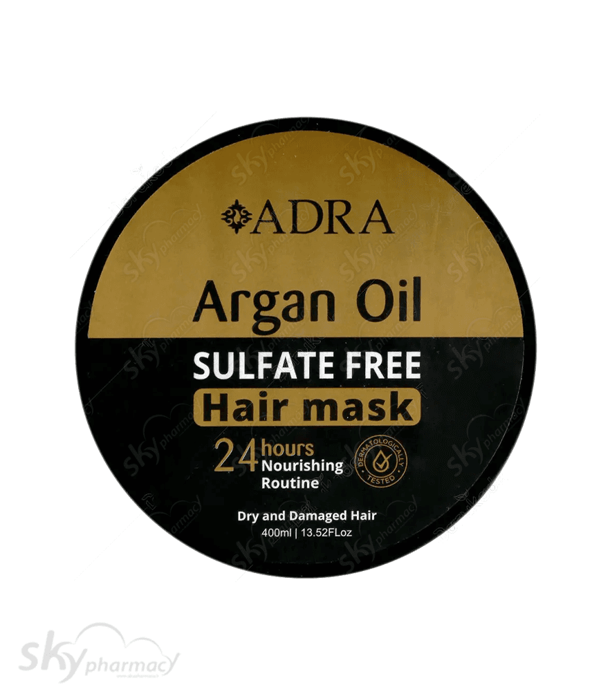 ماسک مو روغن آرگان موی خشک و آسیب دیده آدرا
