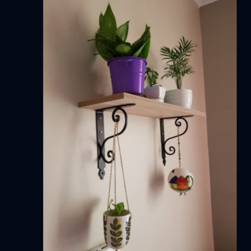 گونیا طاقچه فرفورژه سایز 4 — تصویر ۸