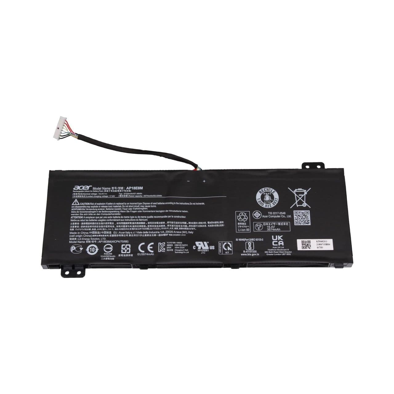 باتری اصلی Acer Nitro 5 (AN515-55) 57.28Wh