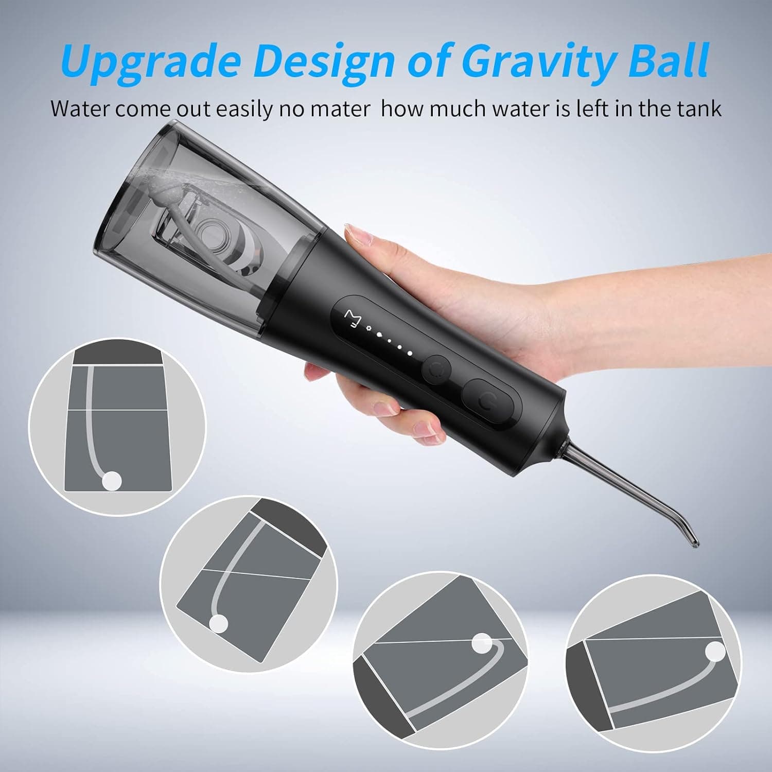 جرم گیر دندان قابل شارژ ضد آب 5 حالته 5 سری جایگزین برند ENPULY Cordless — تصویر ۲
