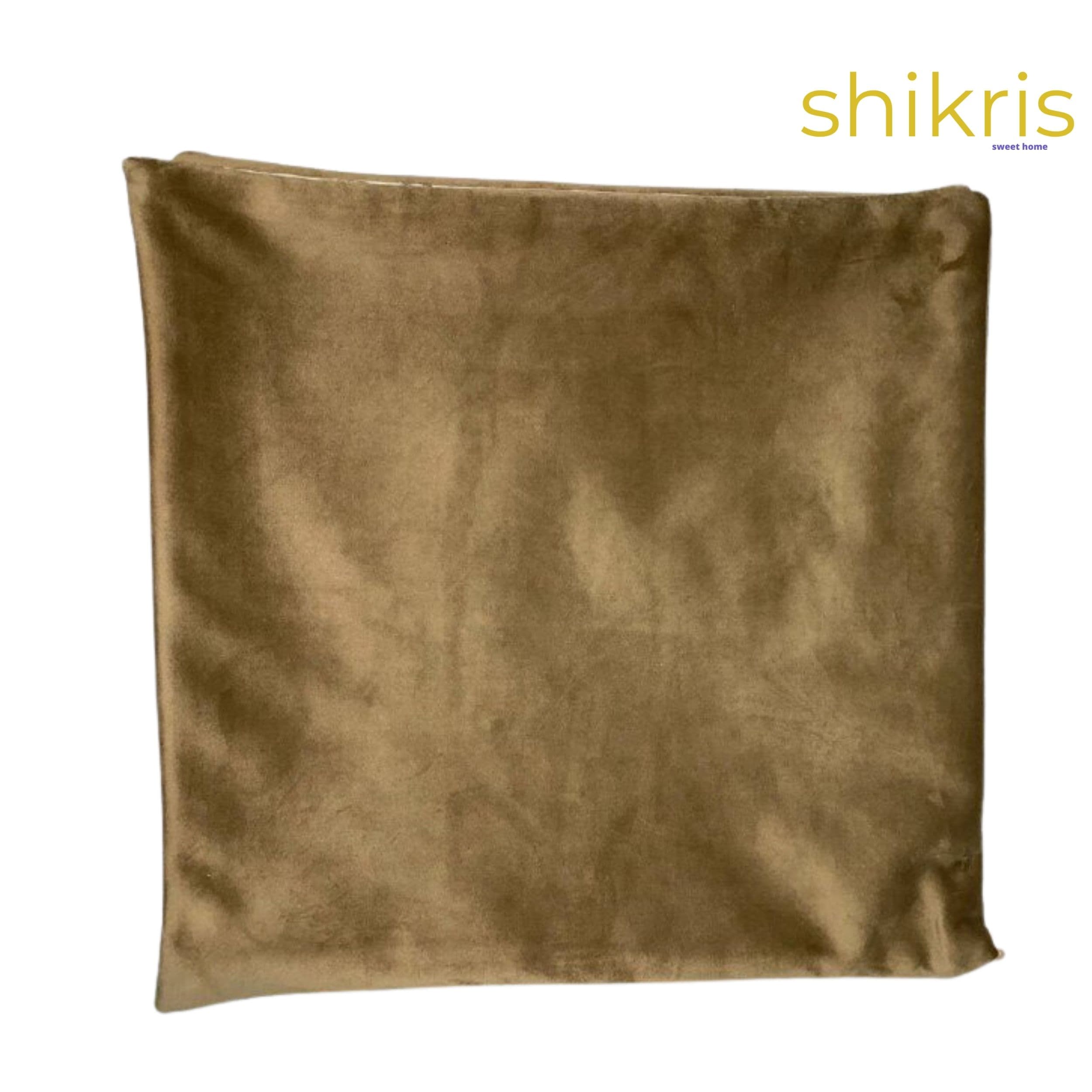 کاور کوسن کرم طرحدار مخمل (بصورت جفت) کد 13438 — تصویر ۲