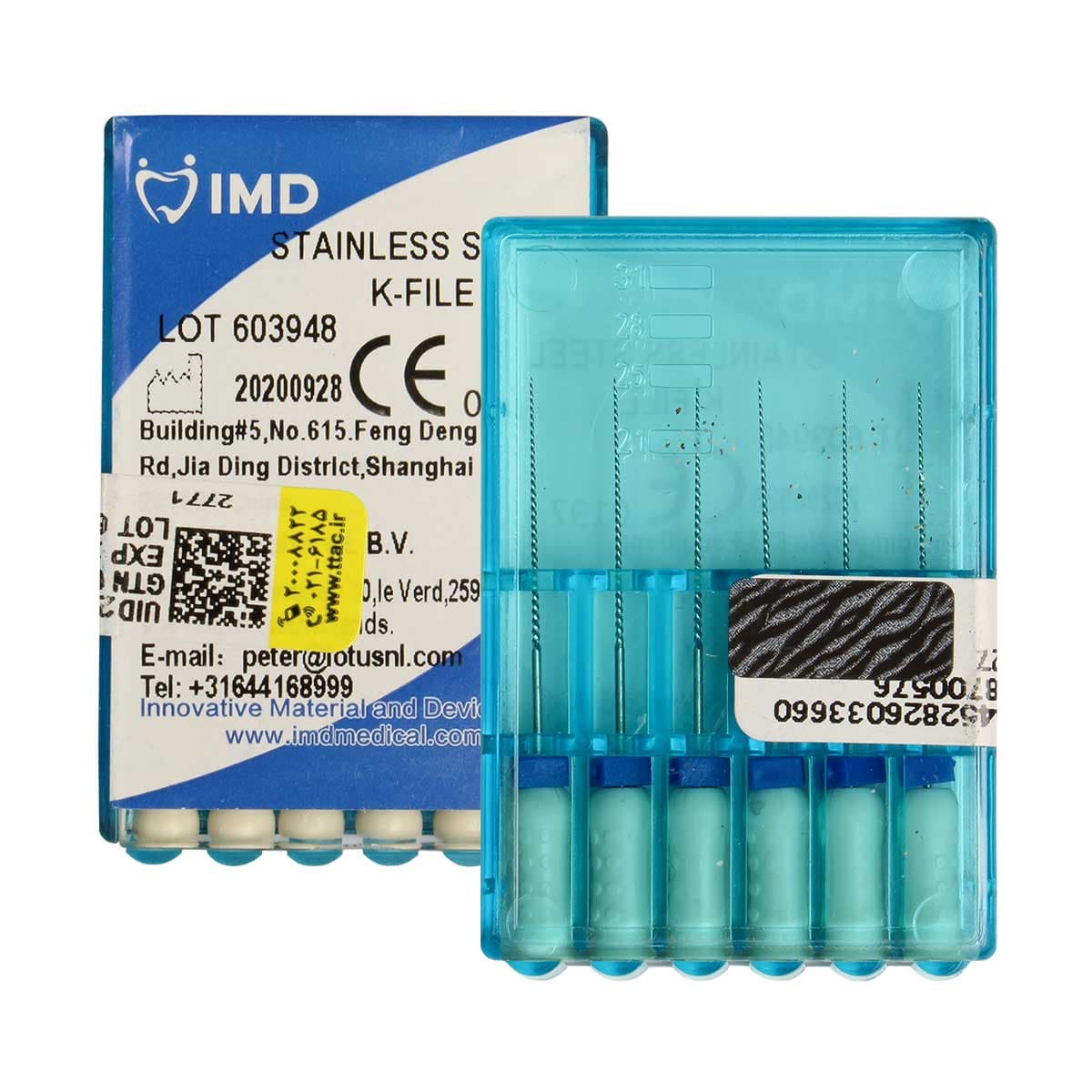فایل دستی با طول 25 میلیمتر K File 25mm برند IMD — تصویر ۸
